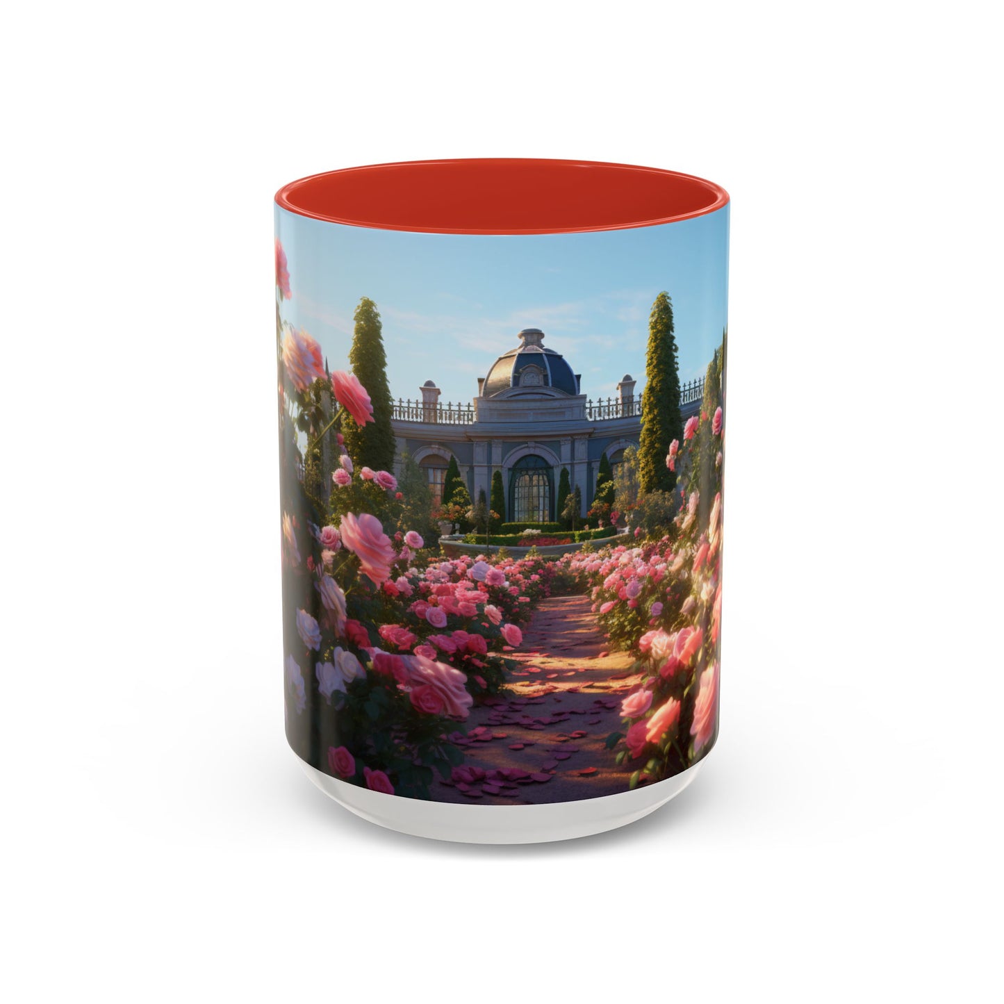Rose Garden Coffee Mugs, 15oz