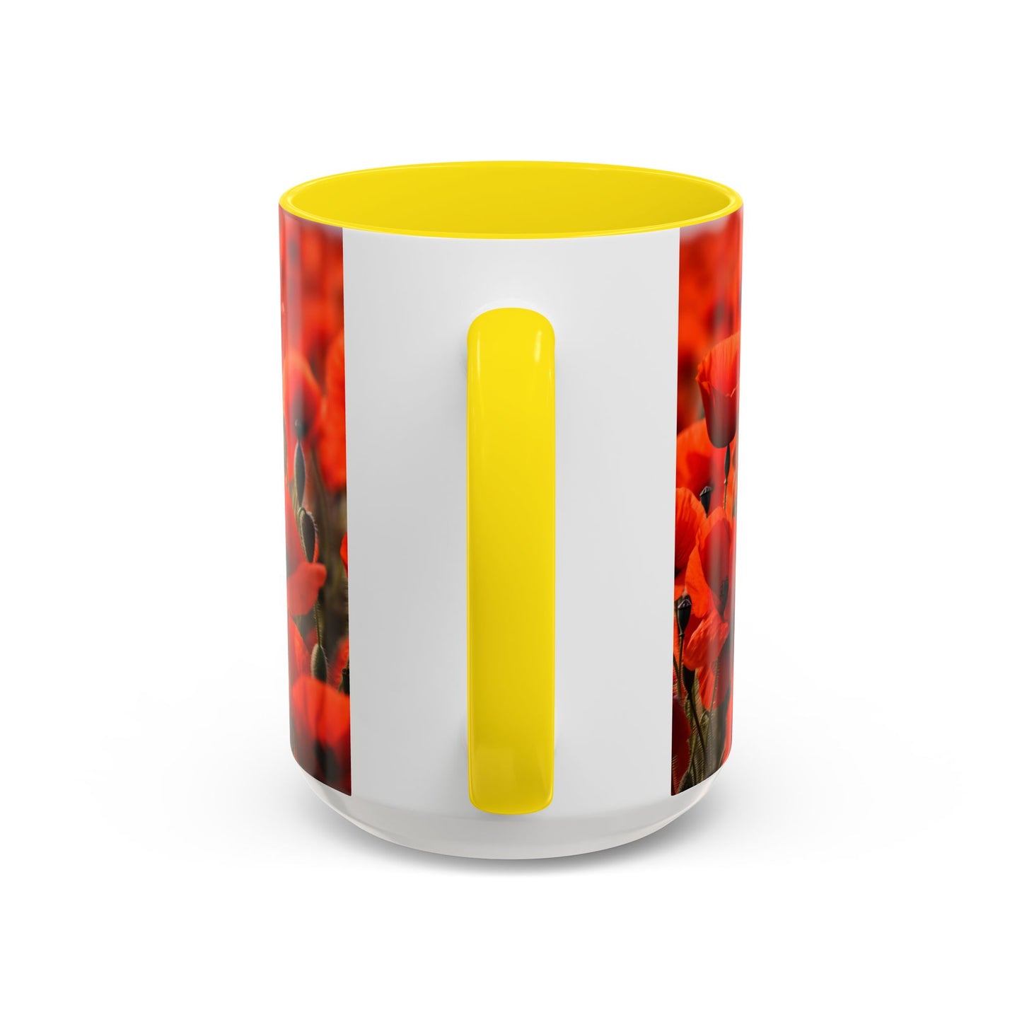 Poppie Field Coffee Mugs, 15oz