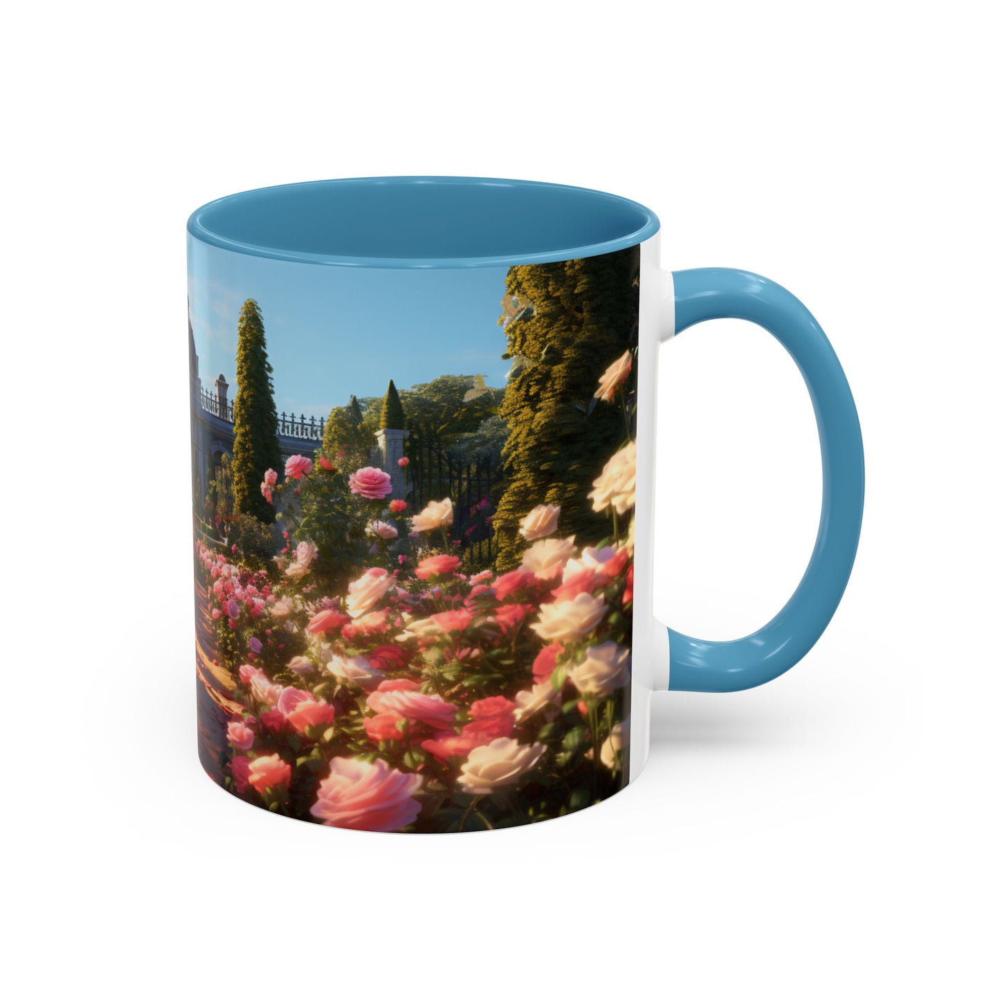 Rose Garden Coffee Mugs, 15oz