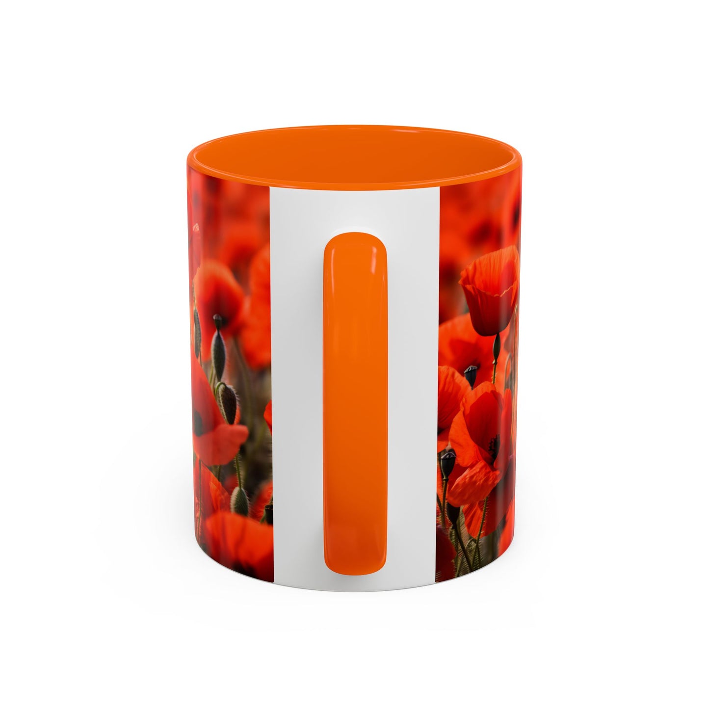 Poppie Field Coffee Mugs, 15oz