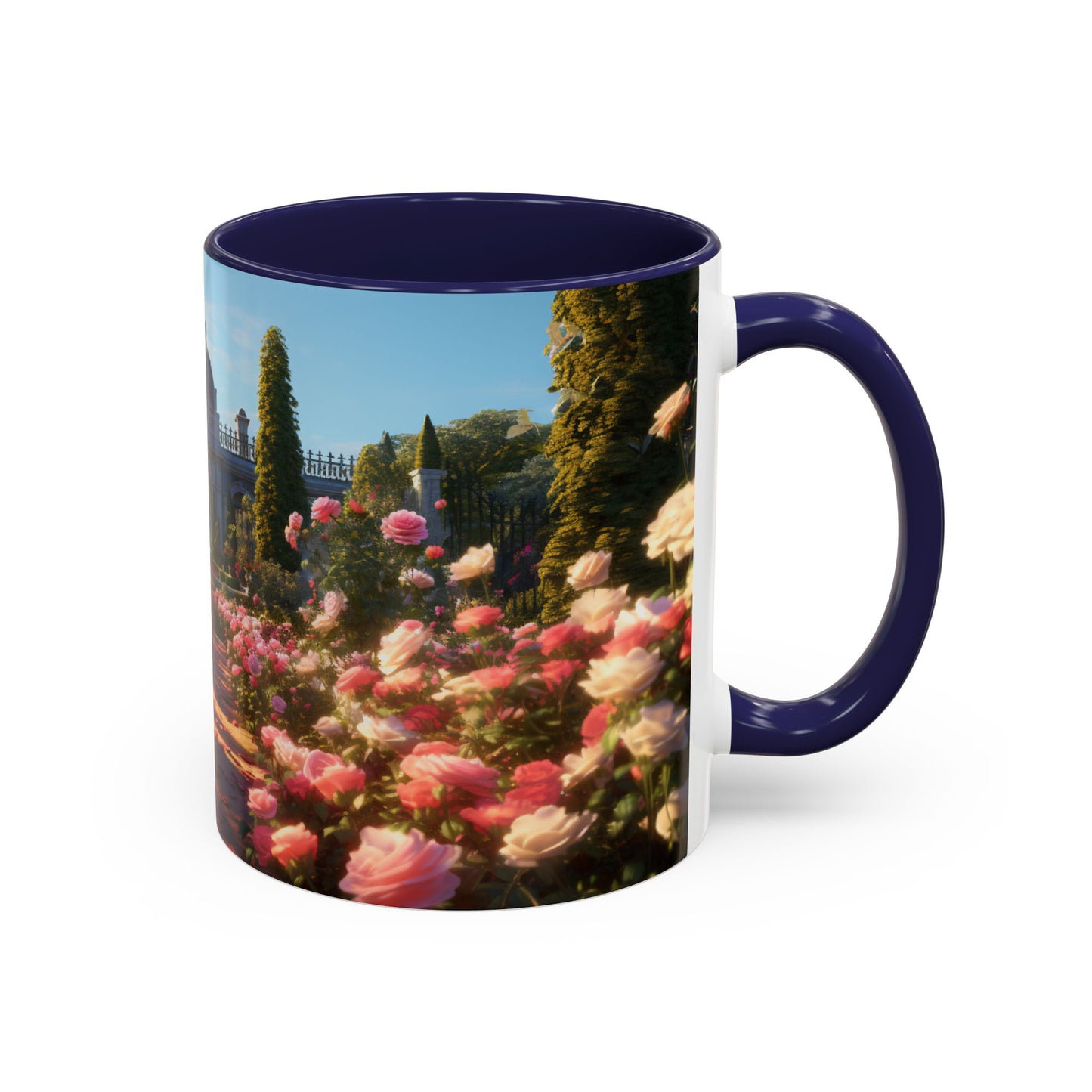 Rose Garden Coffee Mugs, 15oz