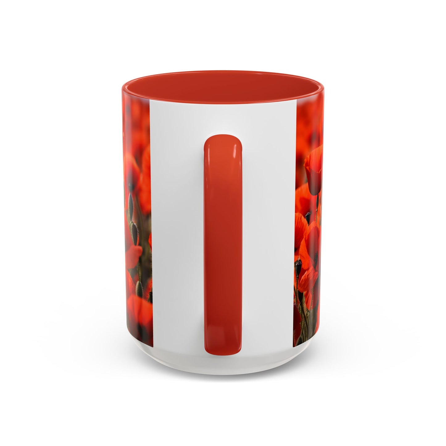 Poppie Field Coffee Mugs, 15oz