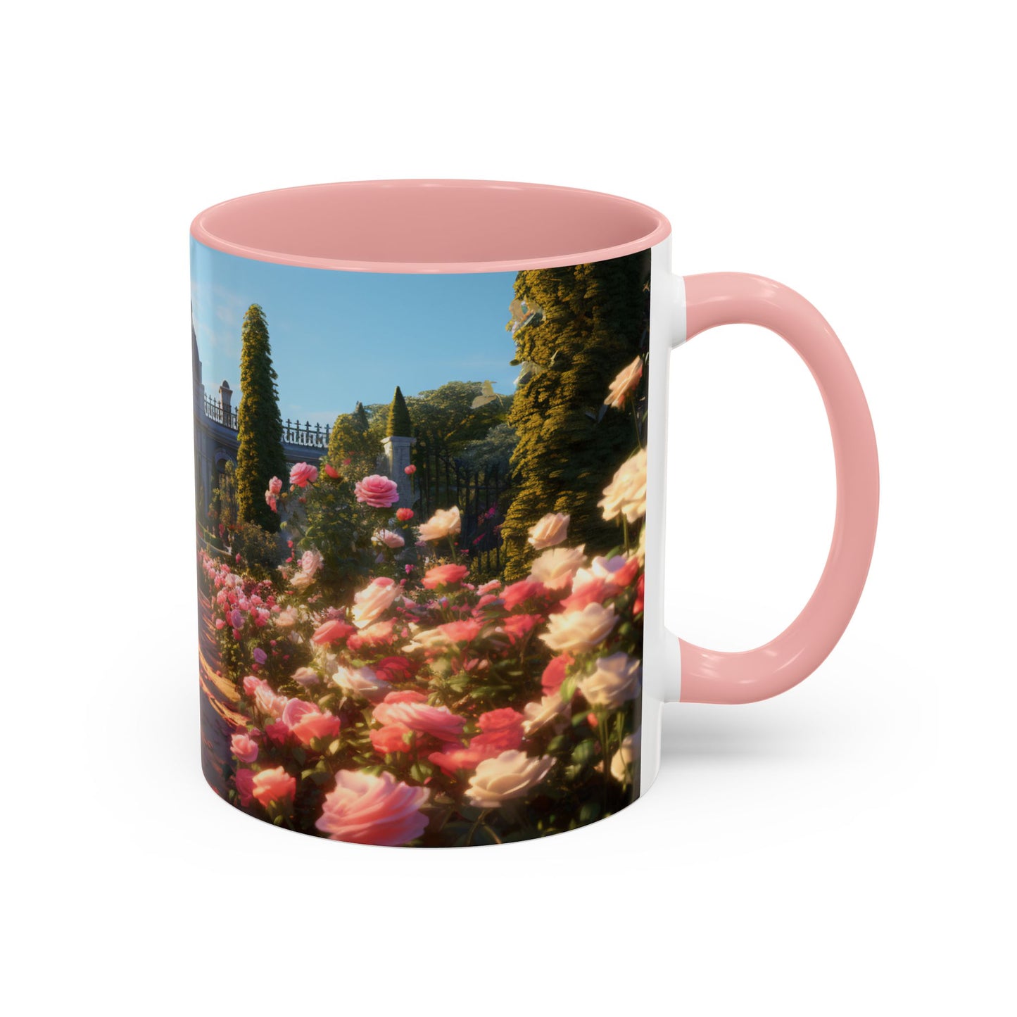 Rose Garden Coffee Mugs, 15oz