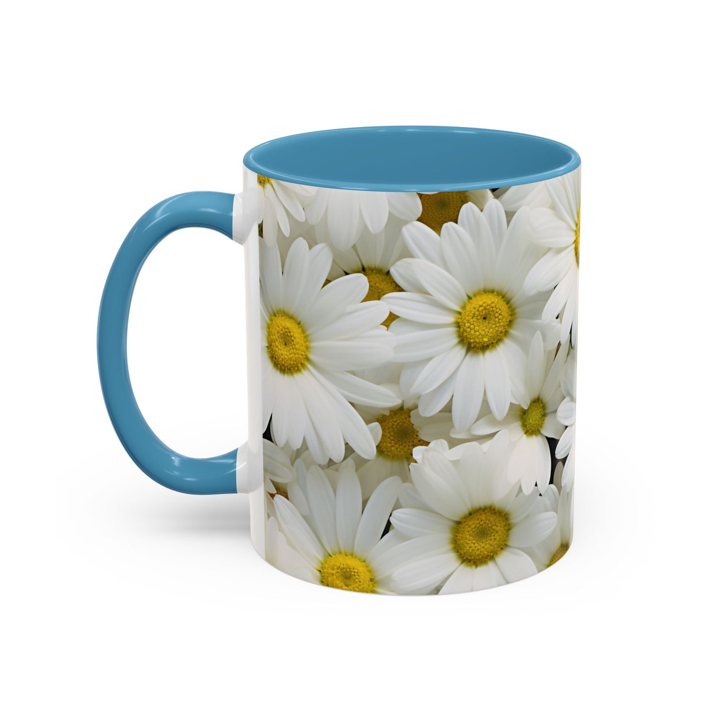 Daisy Field Coffee Mugs, 15oz