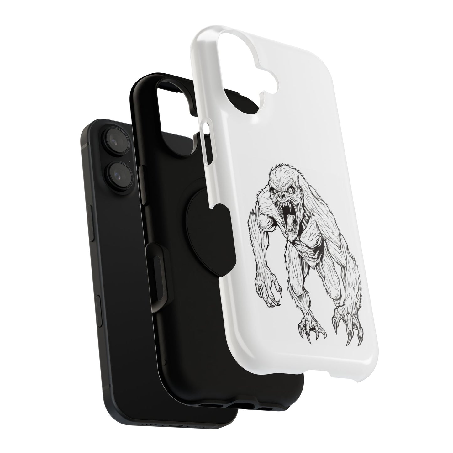 Claws 3 iPhone Case - Halloween Monster Design - Impact-Resistant