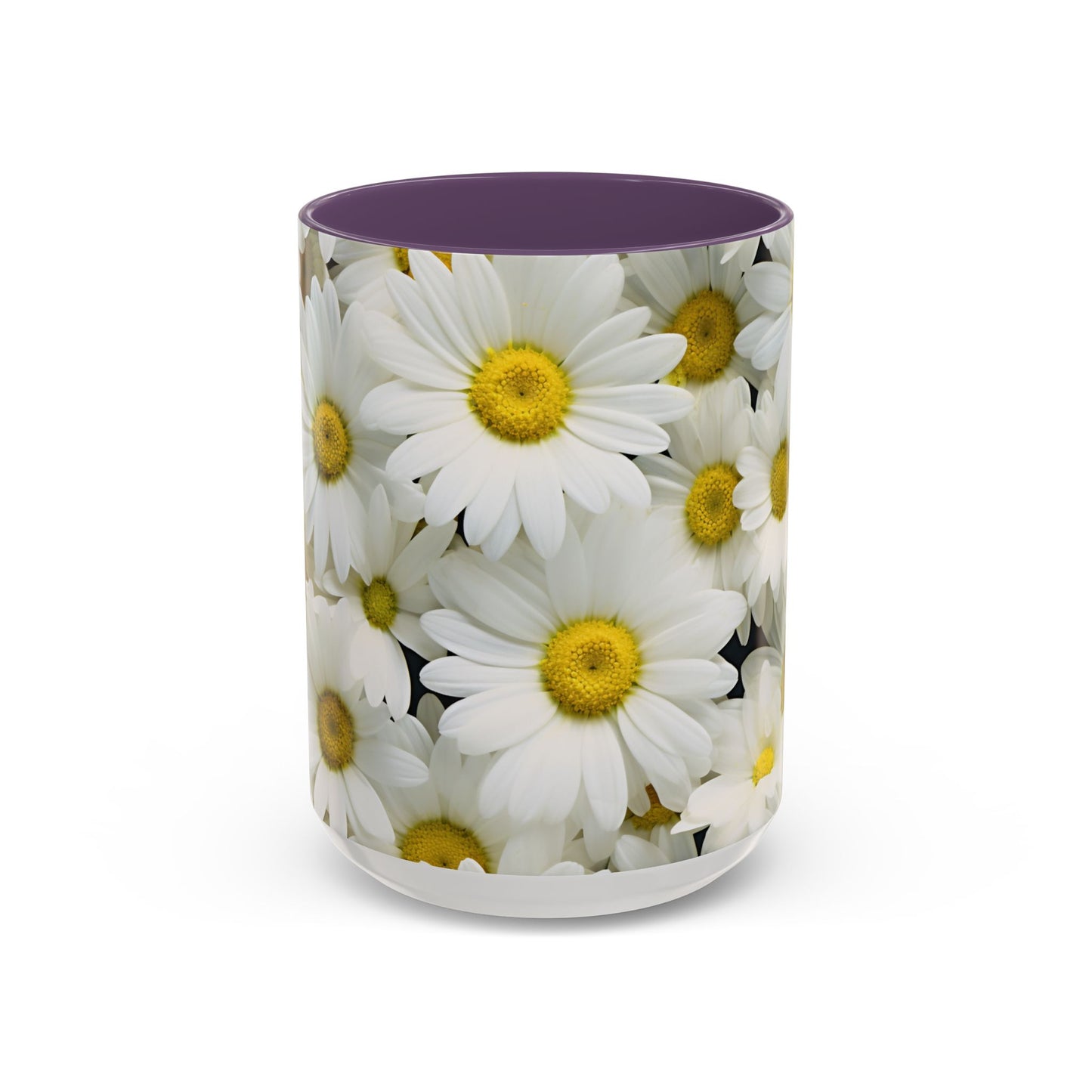 Daisy Field Coffee Mugs, 15oz