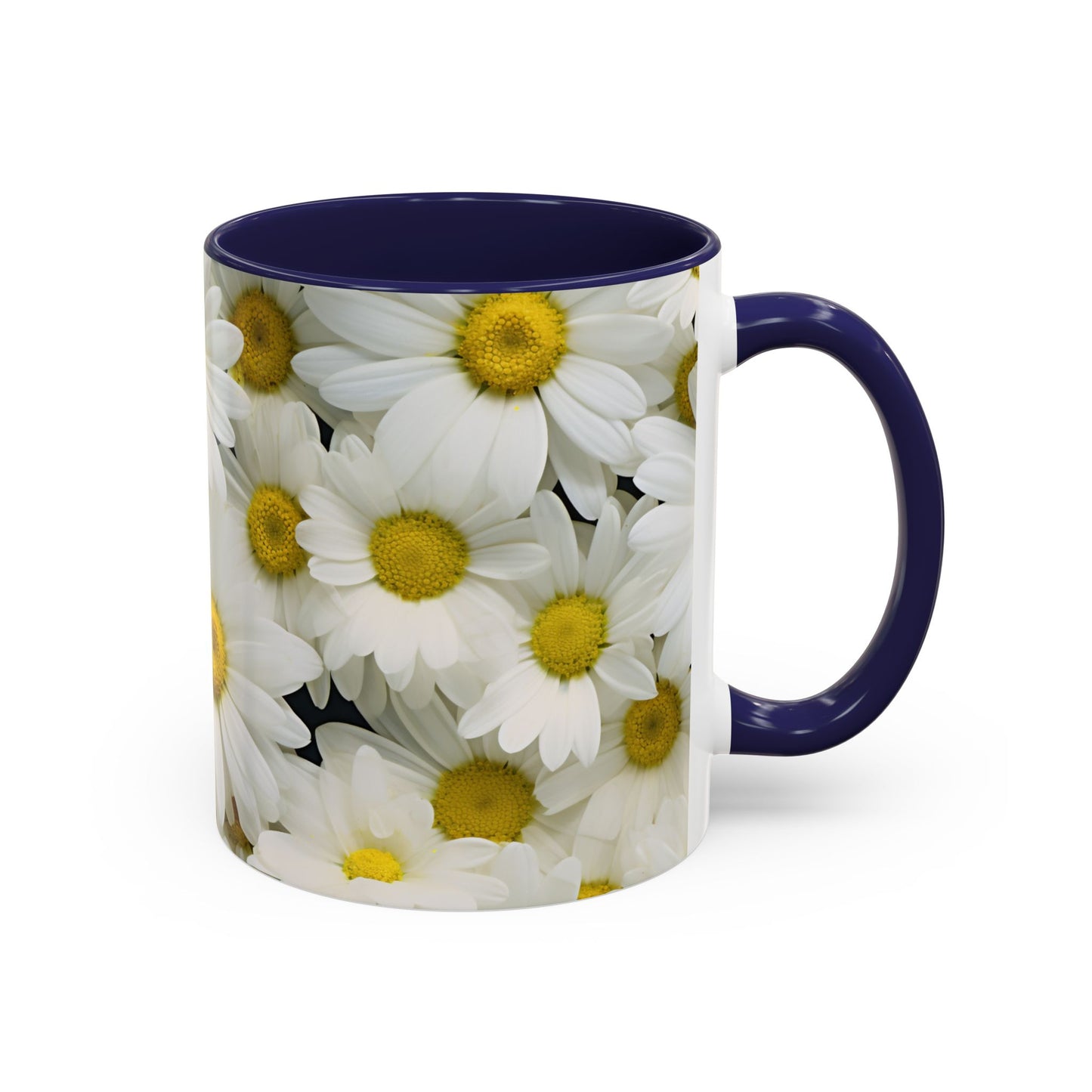 Daisy Field Coffee Mugs, 15oz