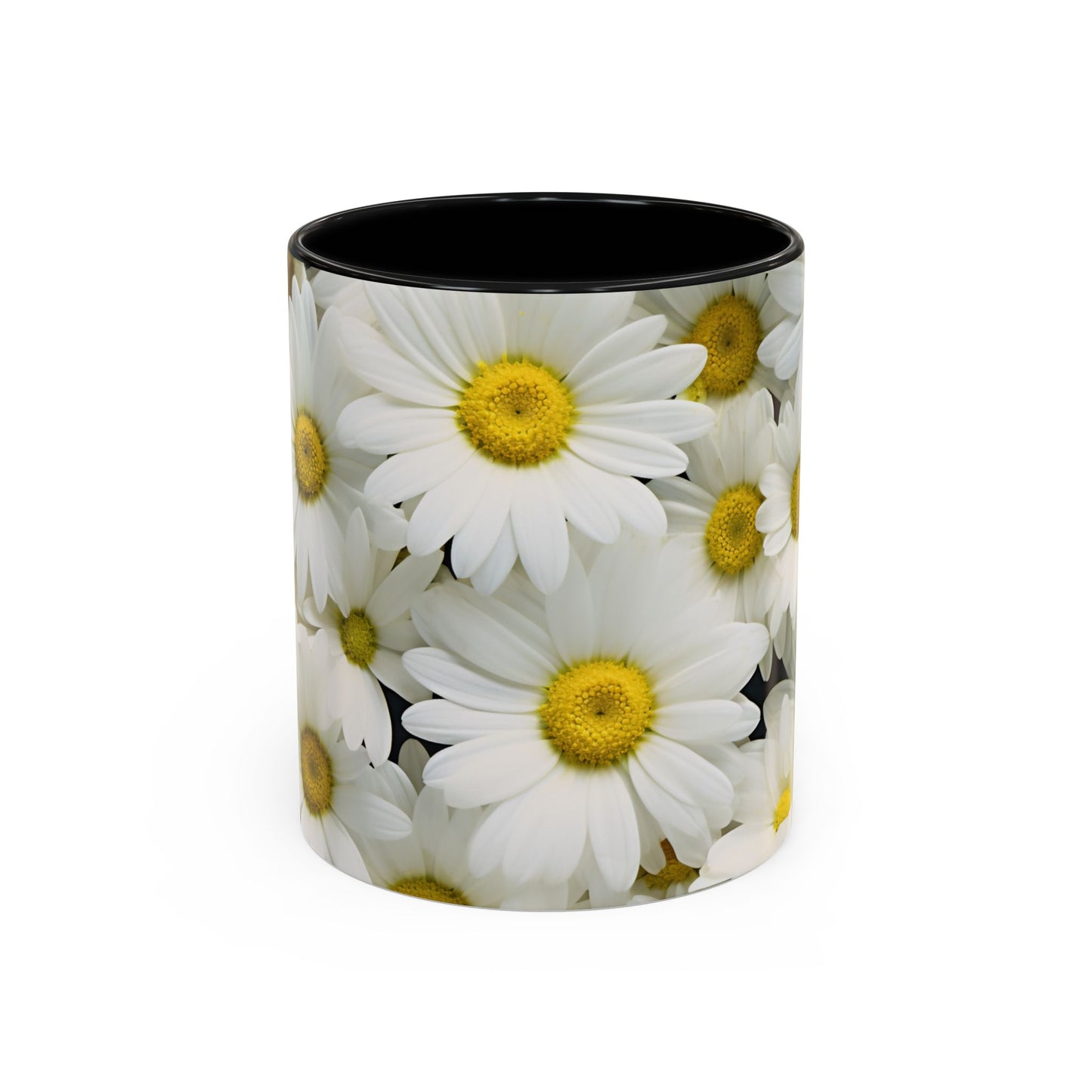 Daisy Field Coffee Mugs, 15oz