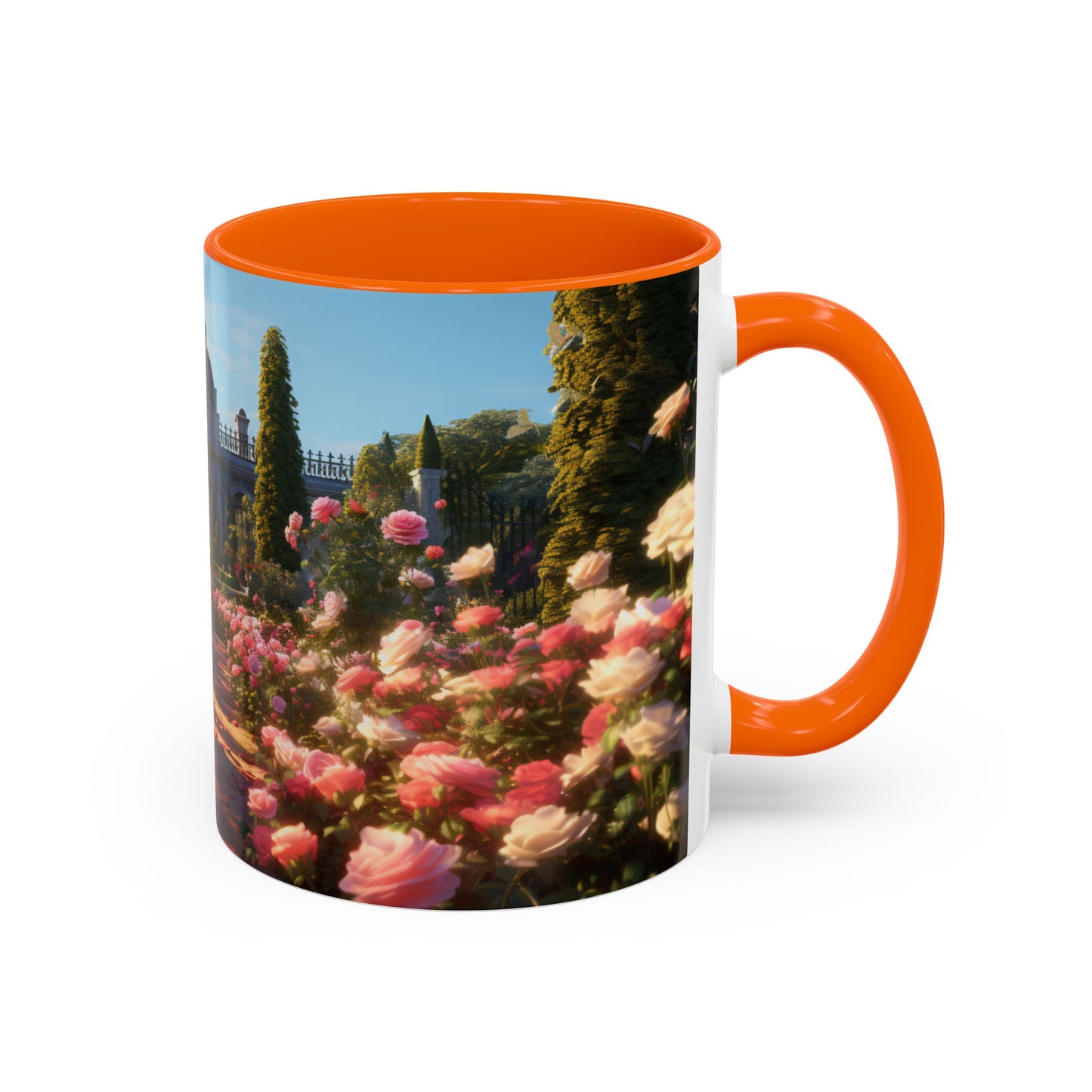Rose Garden Coffee Mugs, 15oz