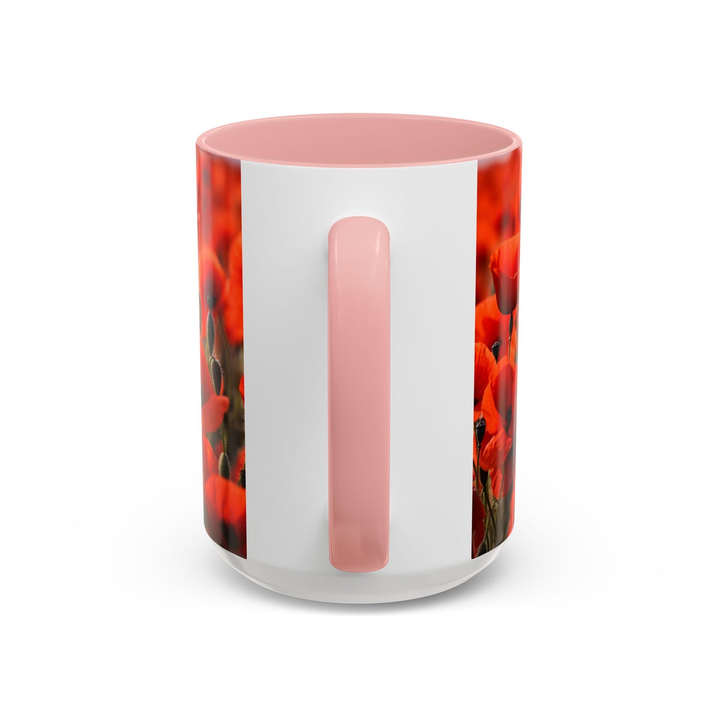 Poppie Field Coffee Mugs, 15oz