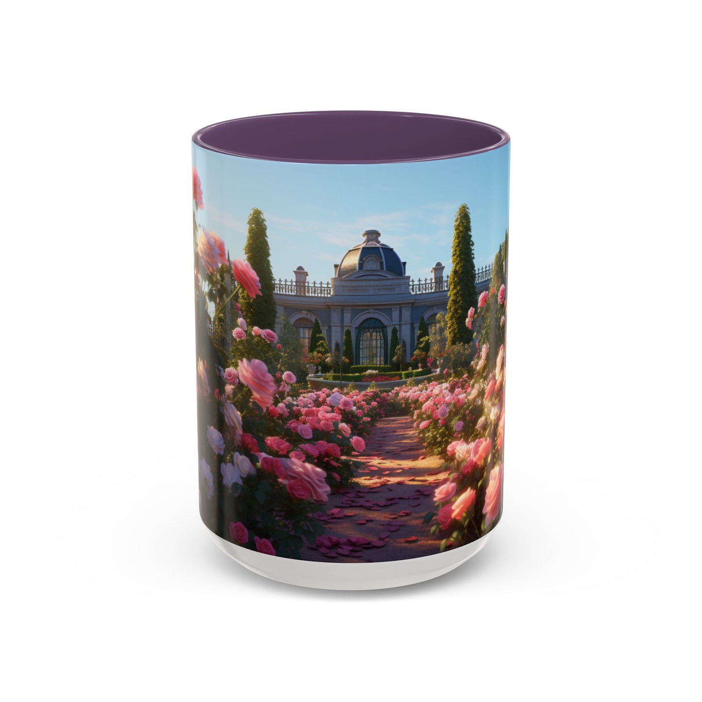 Rose Garden Coffee Mugs, 15oz