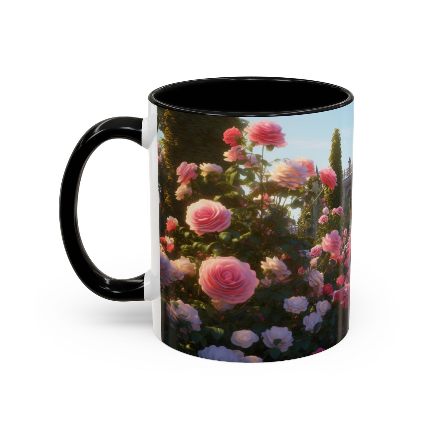 Rose Garden Coffee Mugs, 15oz