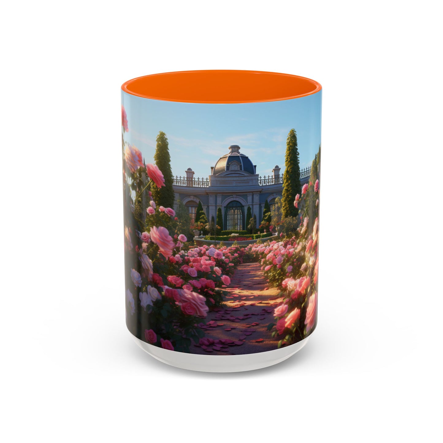 Rose Garden Coffee Mugs, 15oz