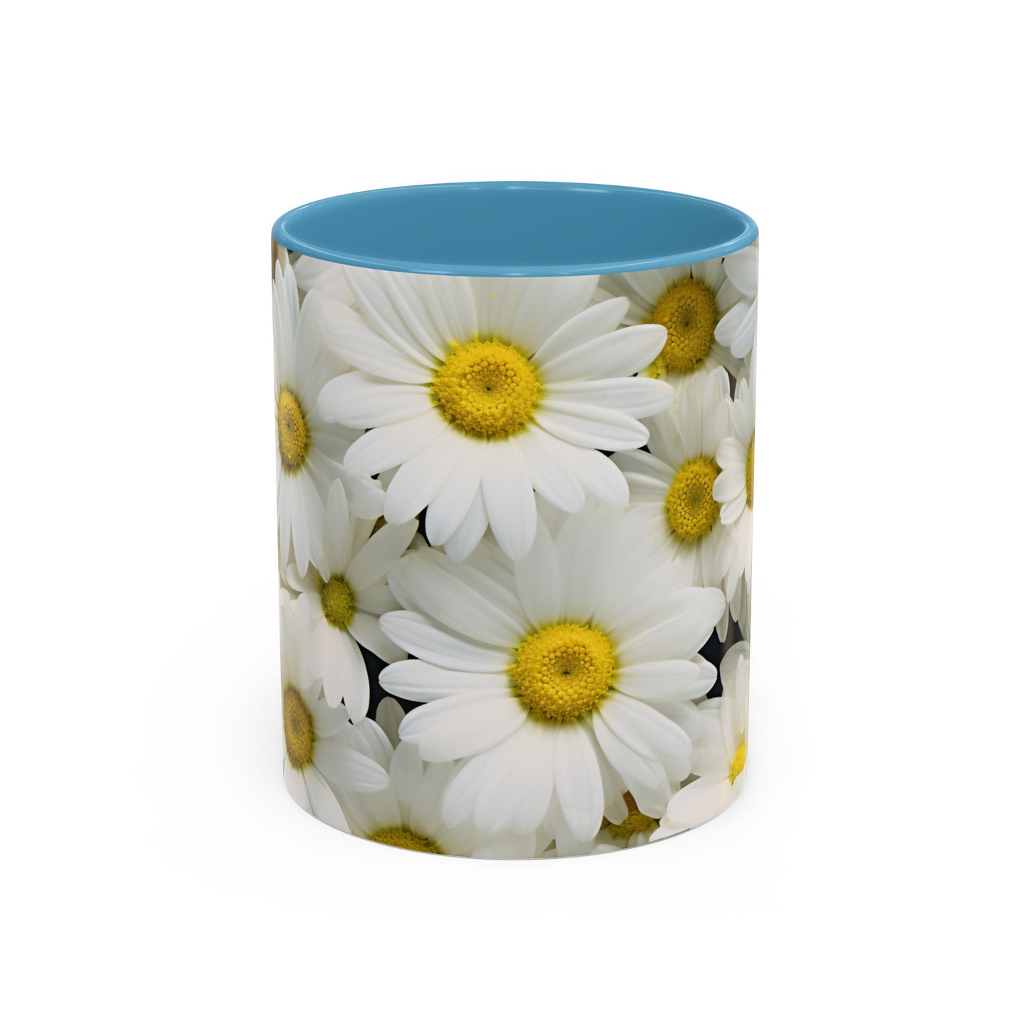 Daisy Field Coffee Mugs, 15oz