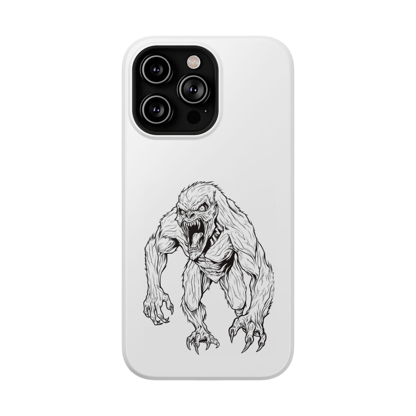 Claws 3 iPhone Case - Halloween Monster Design - Impact-Resistant
