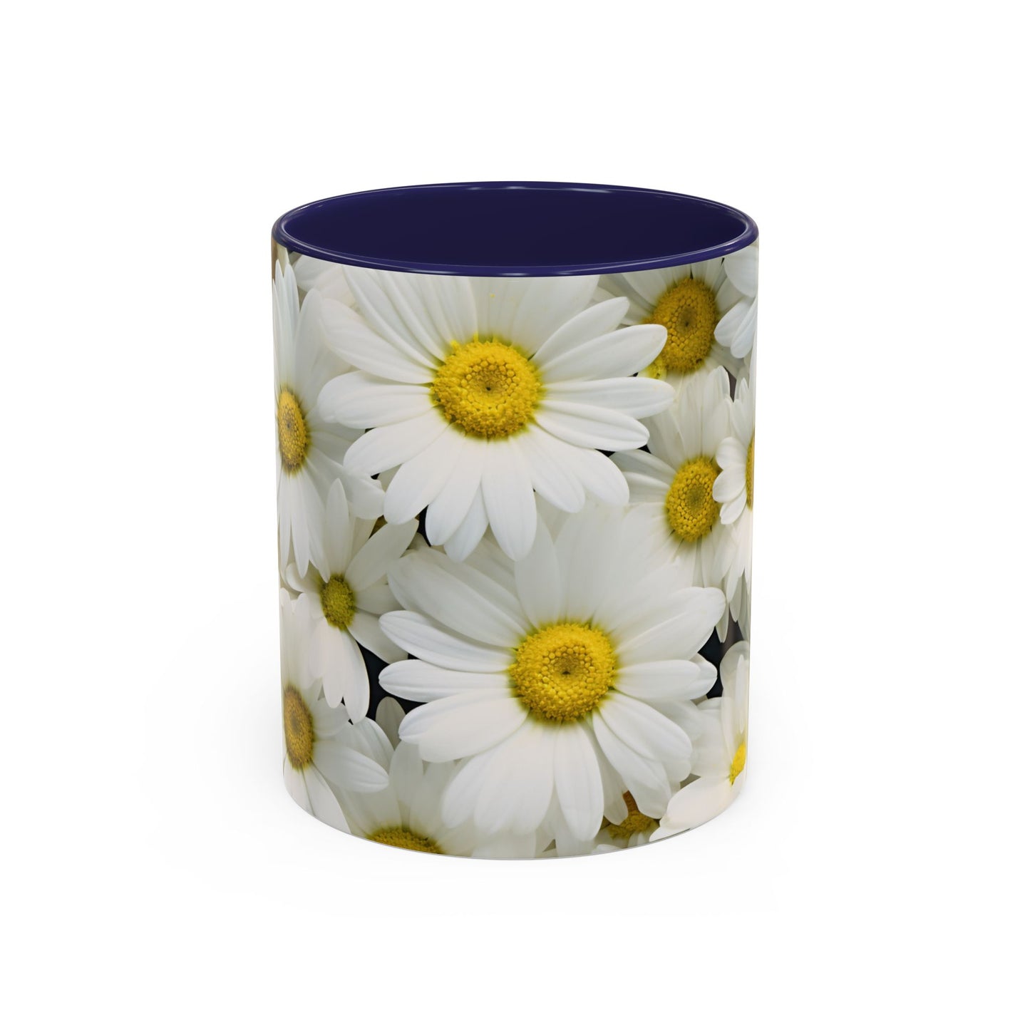 Daisy Field Coffee Mugs, 15oz