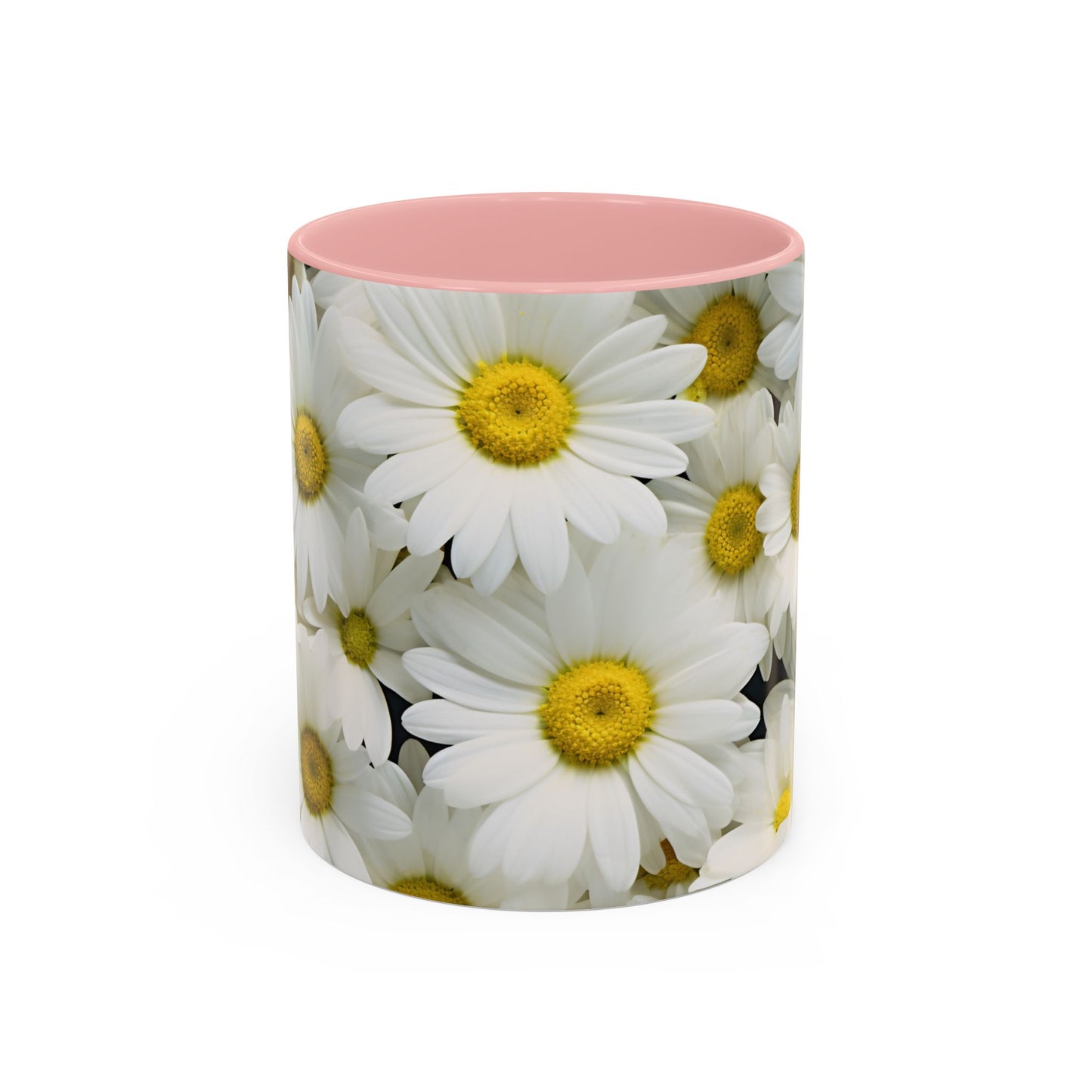 Daisy Field Coffee Mugs, 15oz