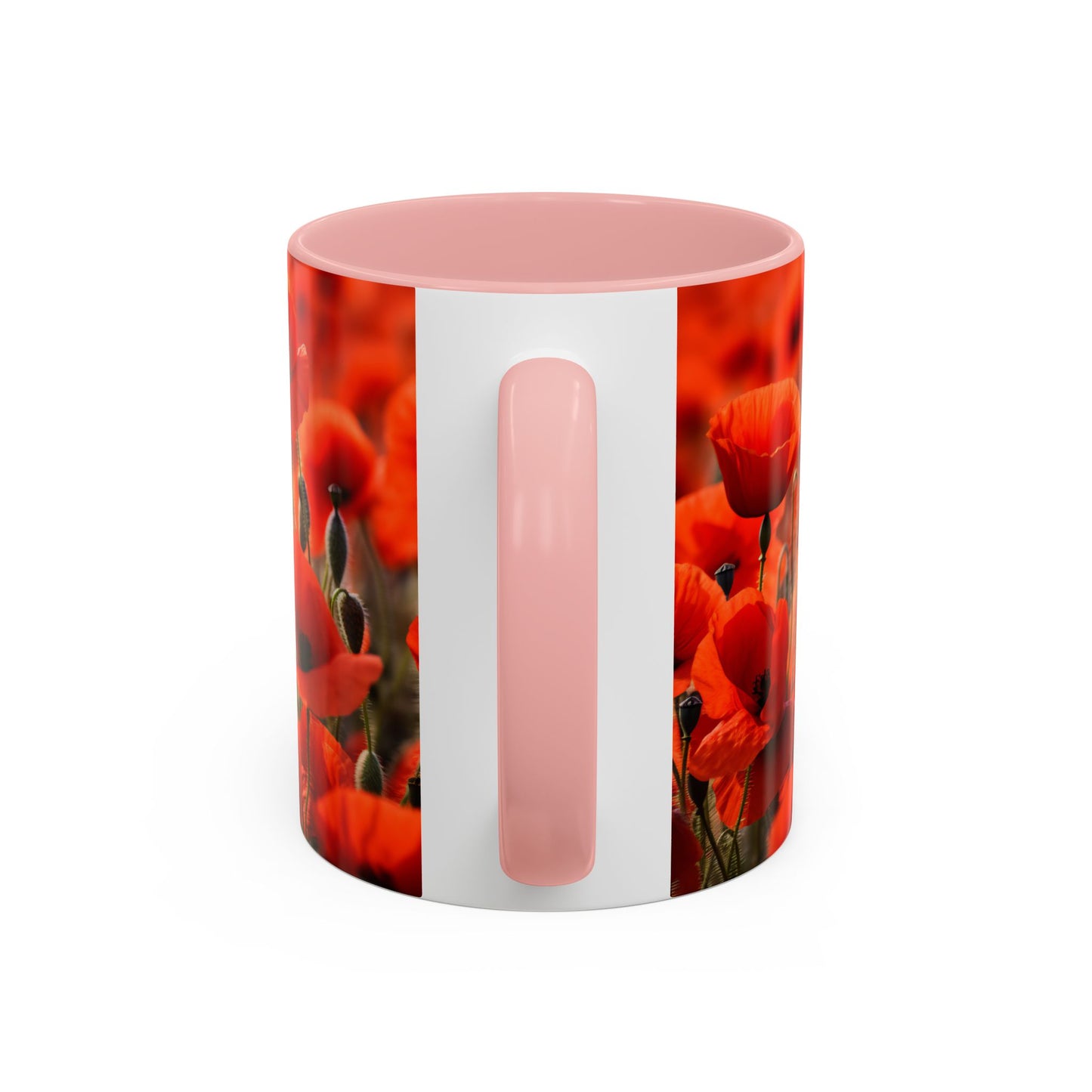 Poppie Field Coffee Mugs, 15oz