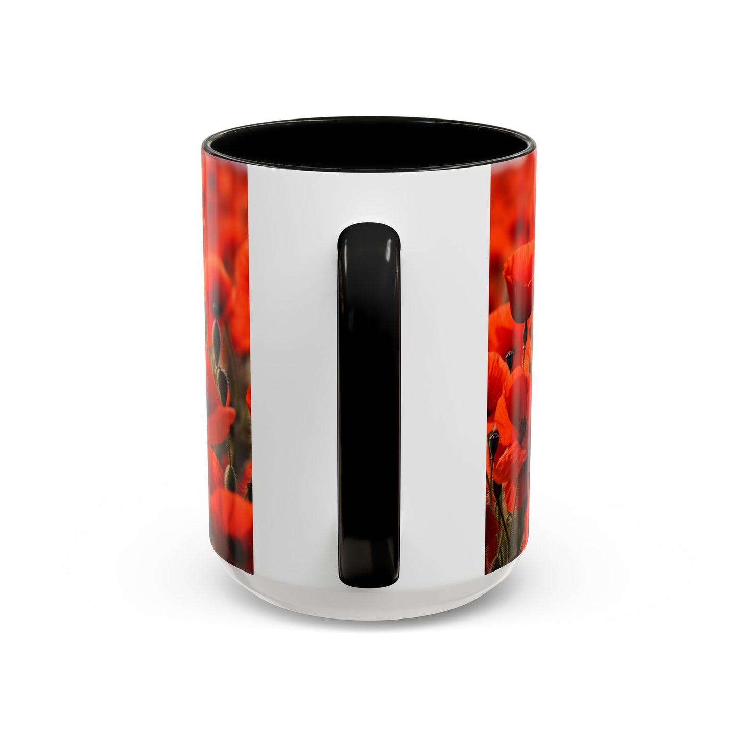 Poppie Field Coffee Mugs, 15oz