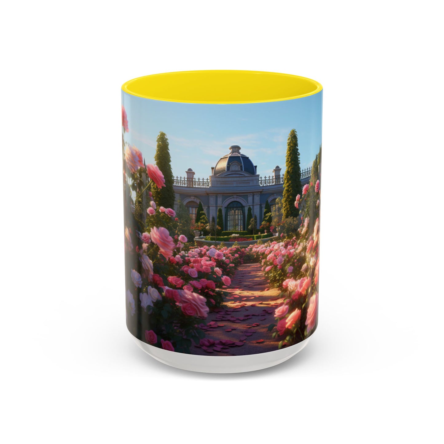 Rose Garden Coffee Mugs, 15oz