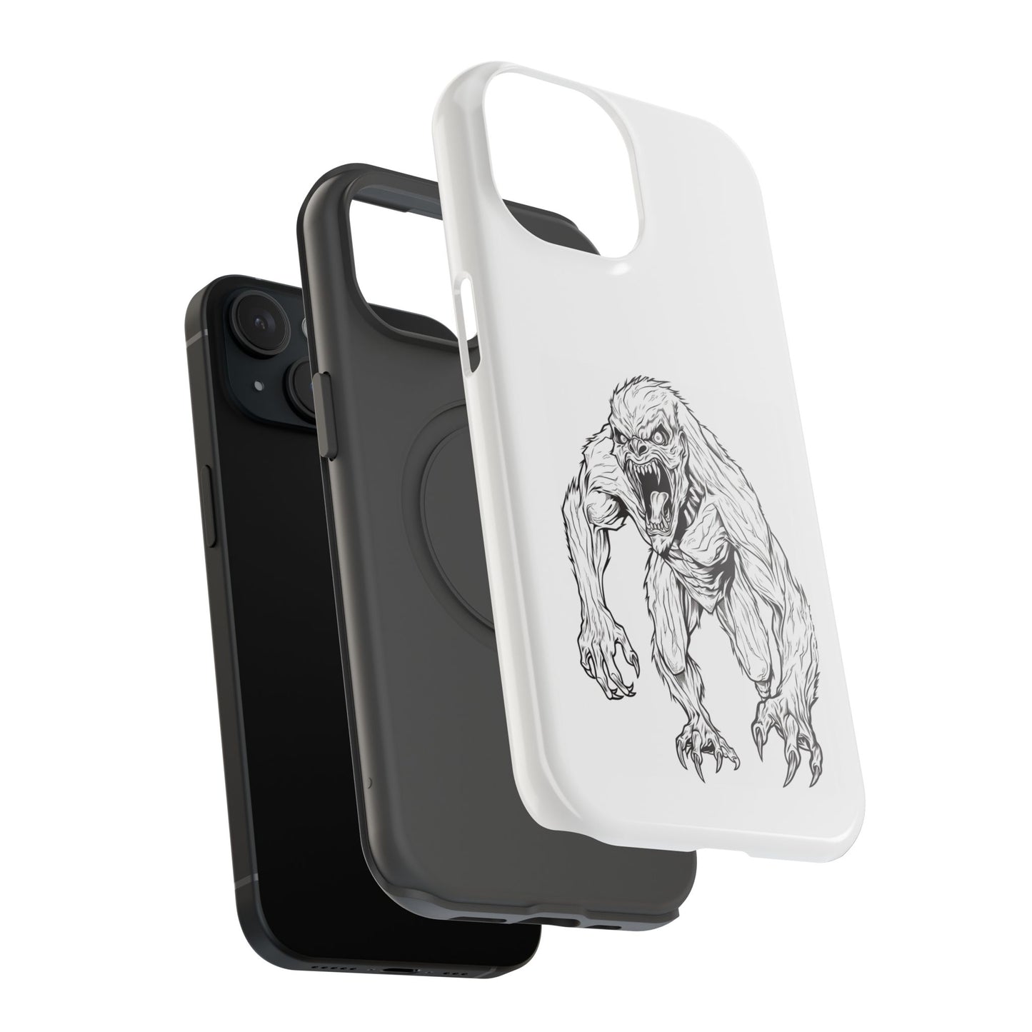 Claws 3 iPhone Case - Halloween Monster Design - Impact-Resistant