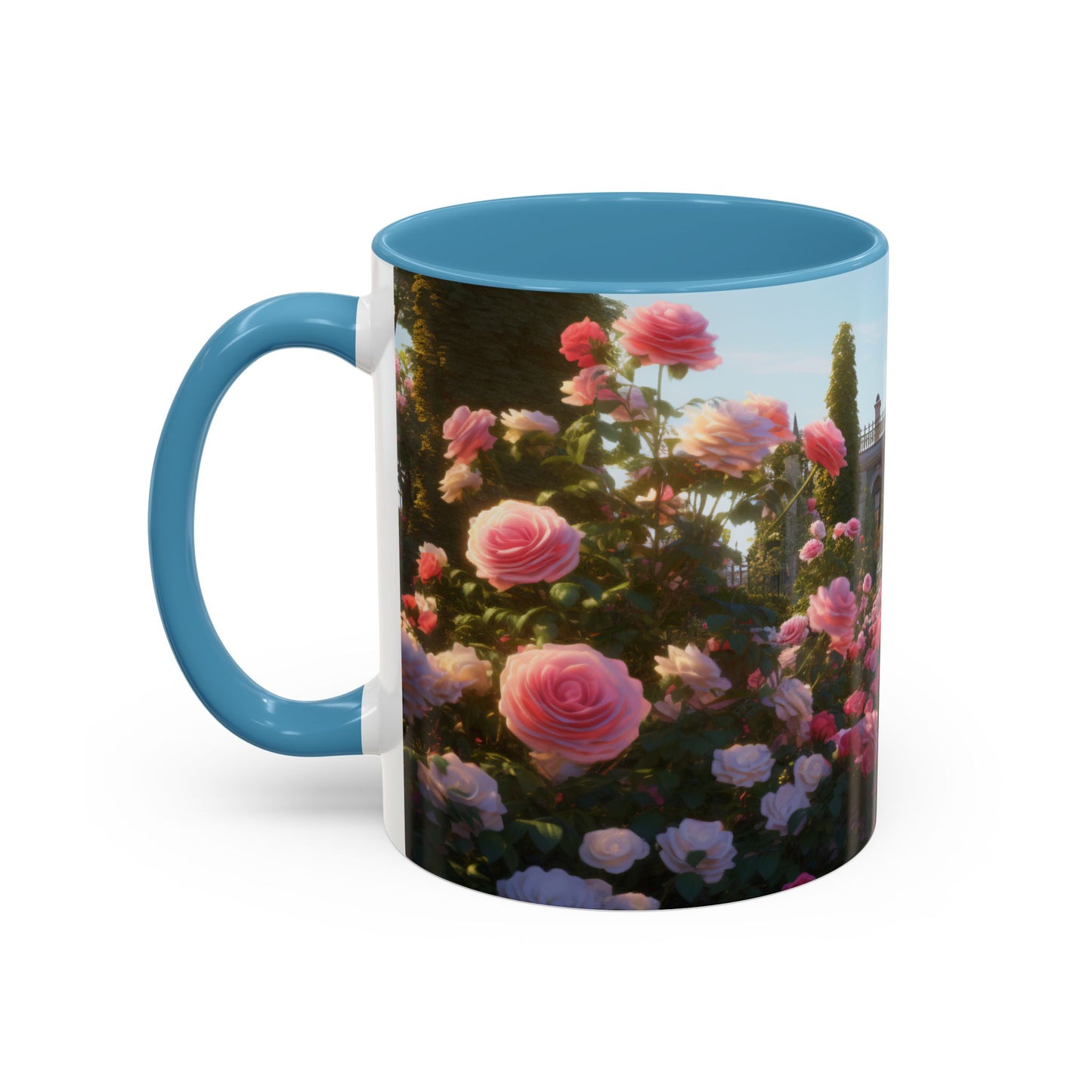 Rose Garden Coffee Mugs, 15oz