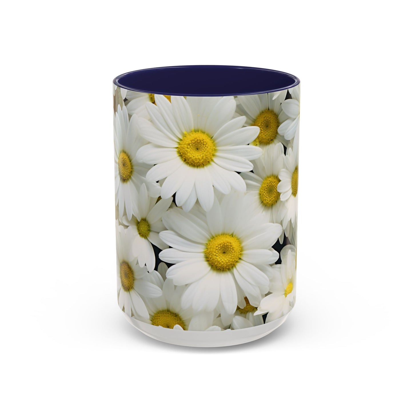 Daisy Field Coffee Mugs, 15oz