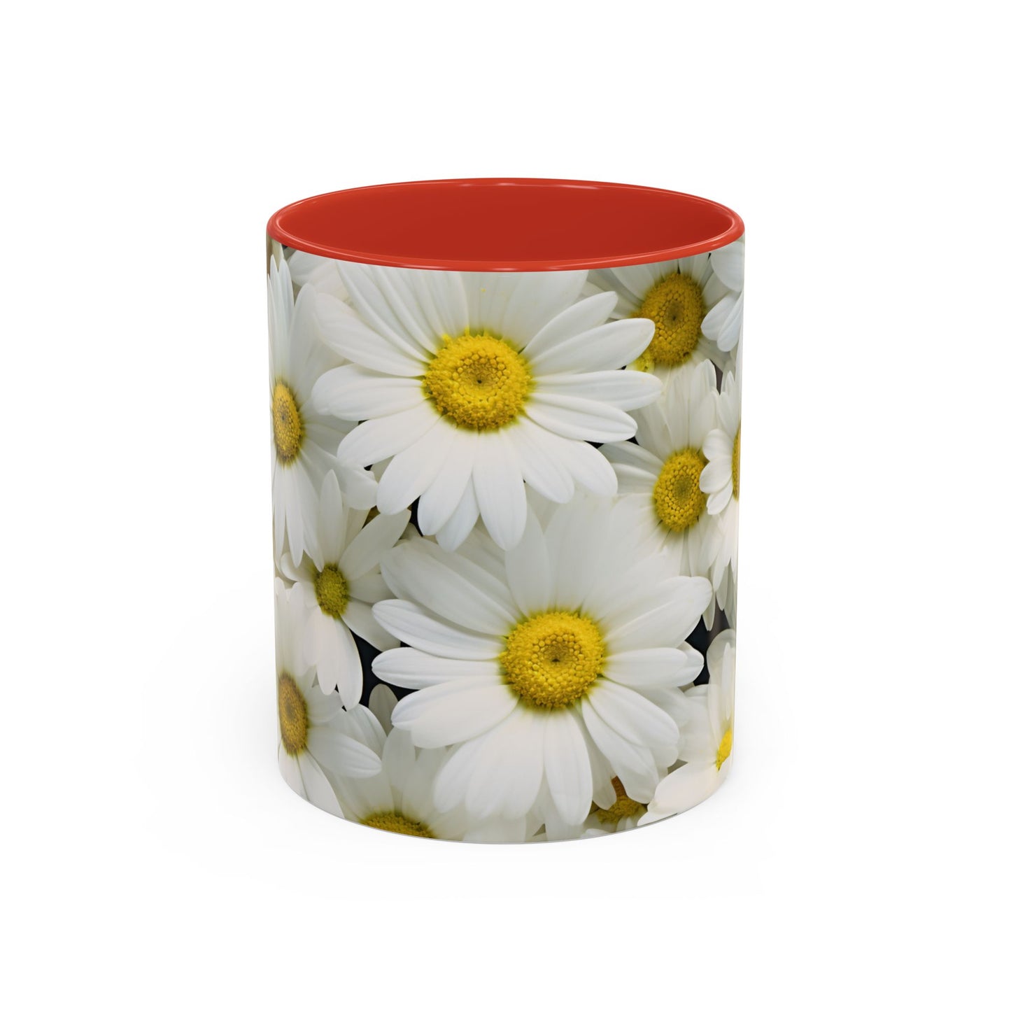 Daisy Field Coffee Mugs, 15oz