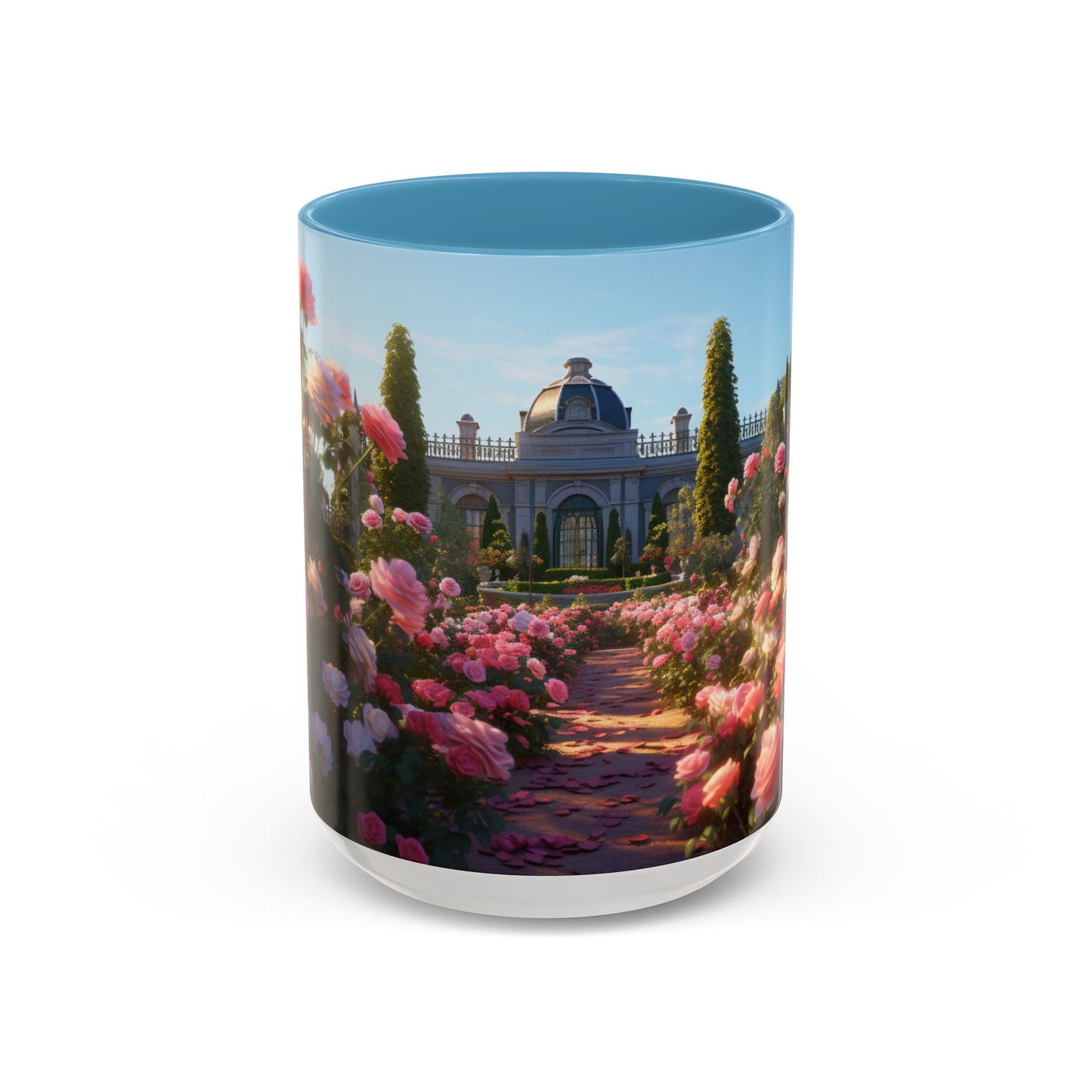 Rose Garden Coffee Mugs, 15oz