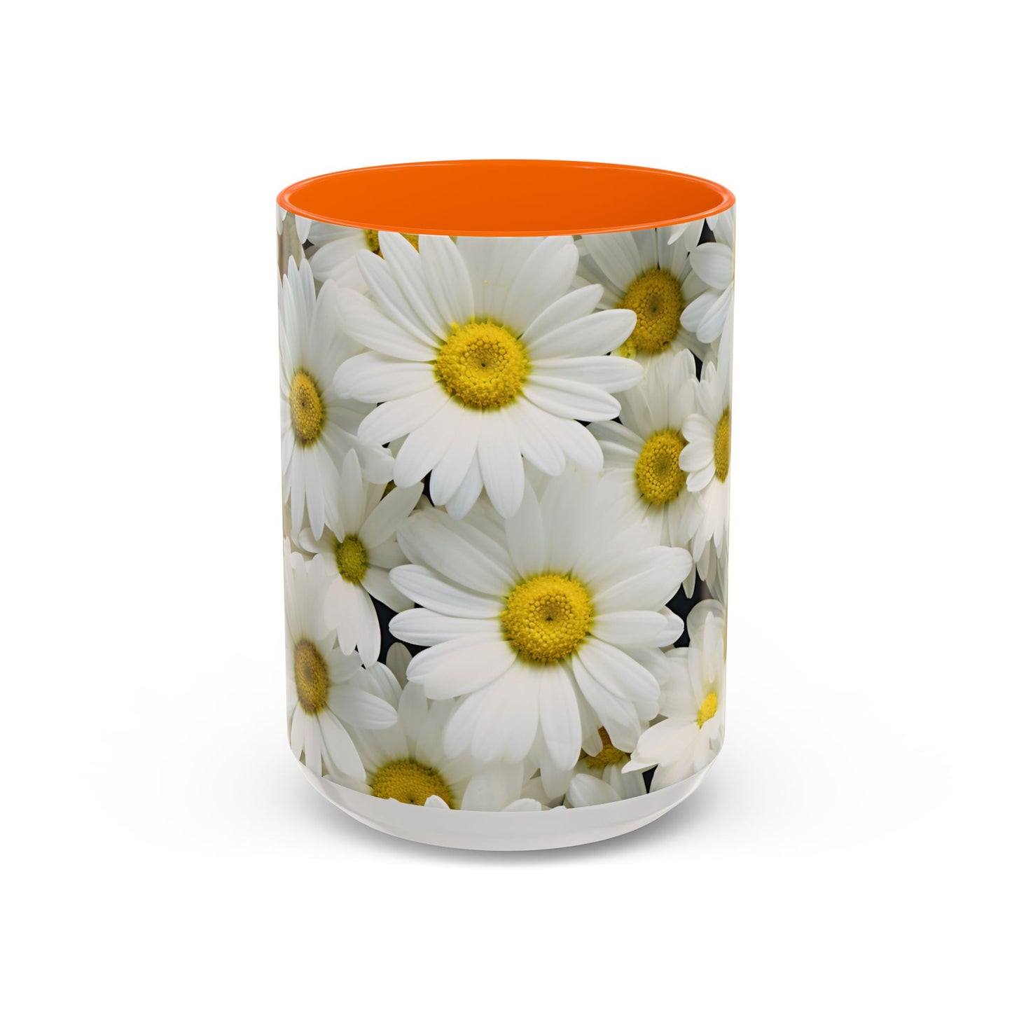 Daisy Field Coffee Mugs, 15oz