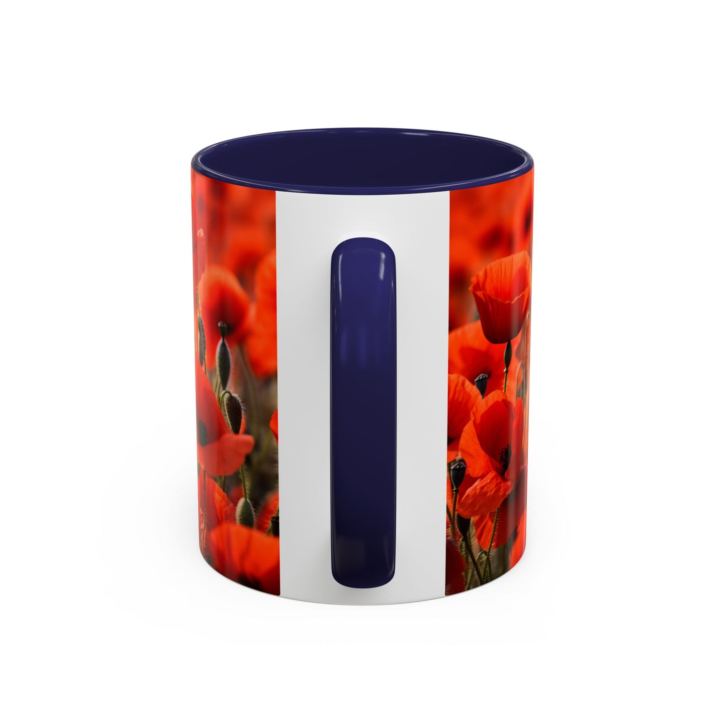 Poppie Field Coffee Mugs, 15oz