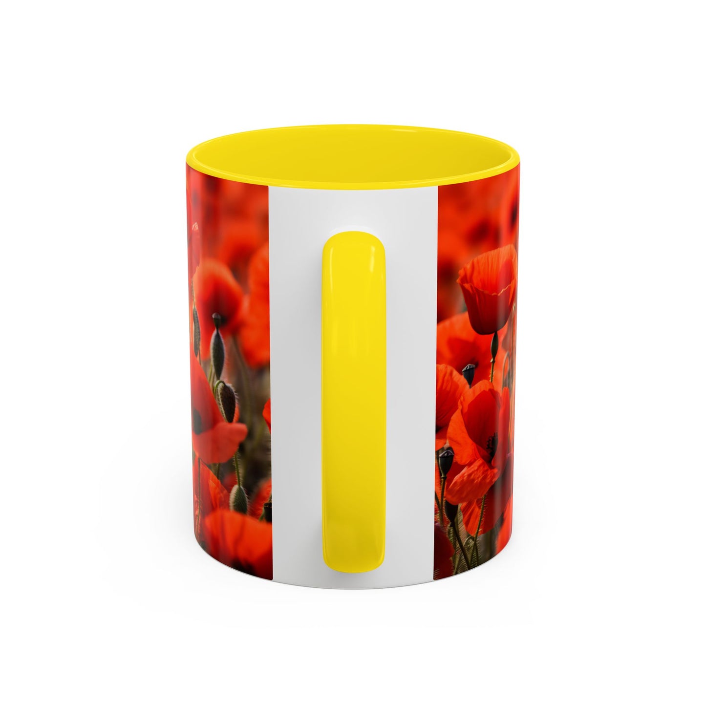 Poppie Field Coffee Mugs, 15oz