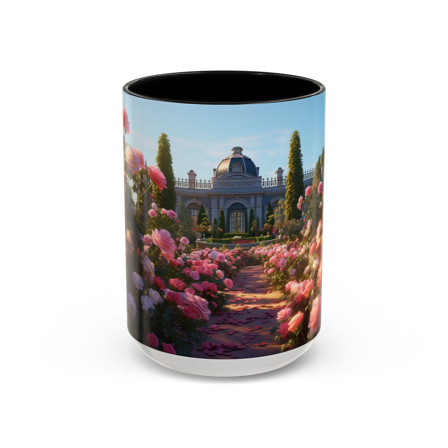 Rose Garden Coffee Mugs, 15oz