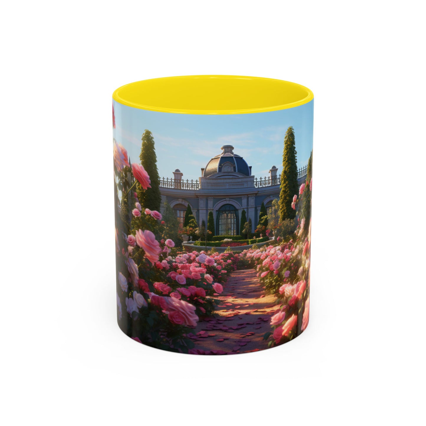 Rose Garden Coffee Mugs, 15oz