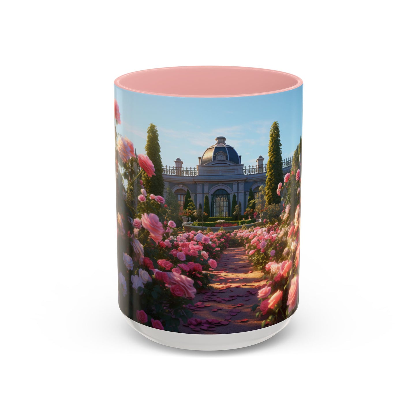 Rose Garden Coffee Mugs, 15oz