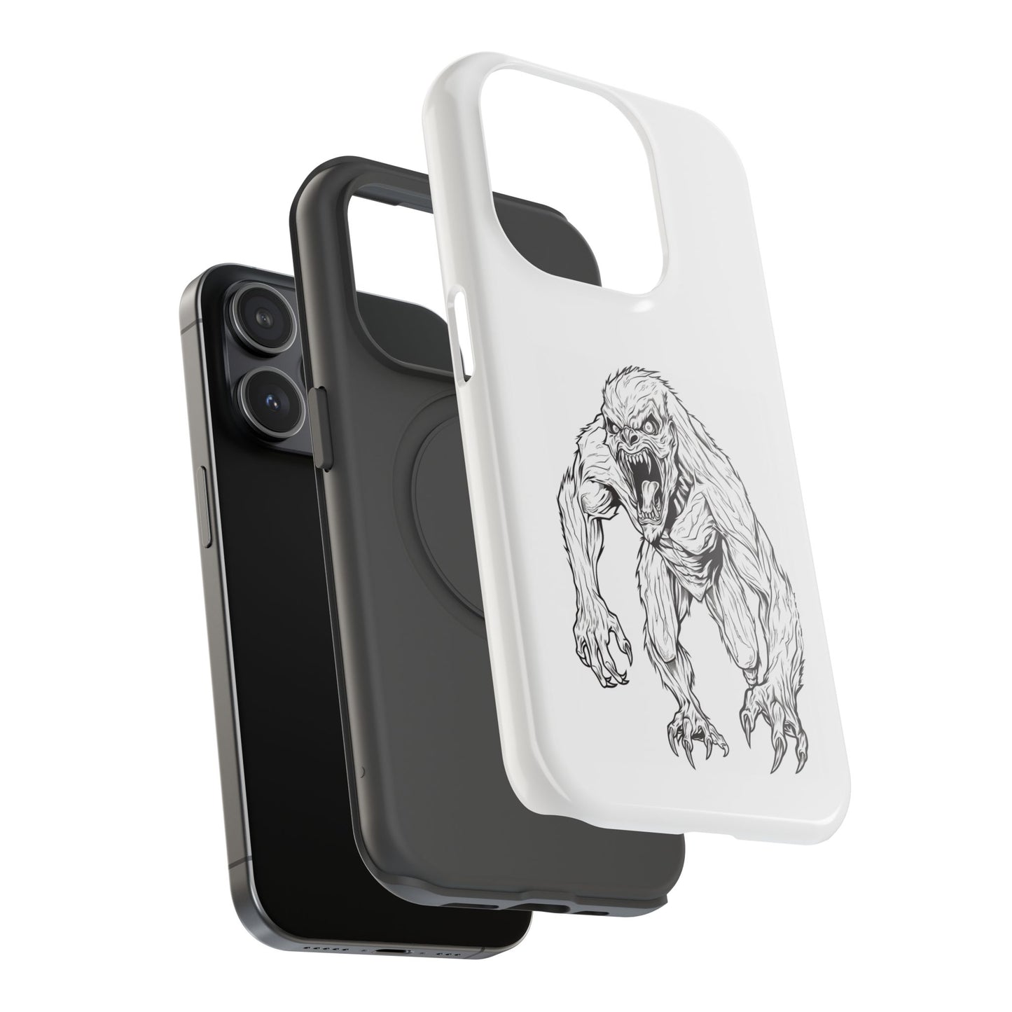 Claws 3 iPhone Case - Halloween Monster Design - Impact-Resistant