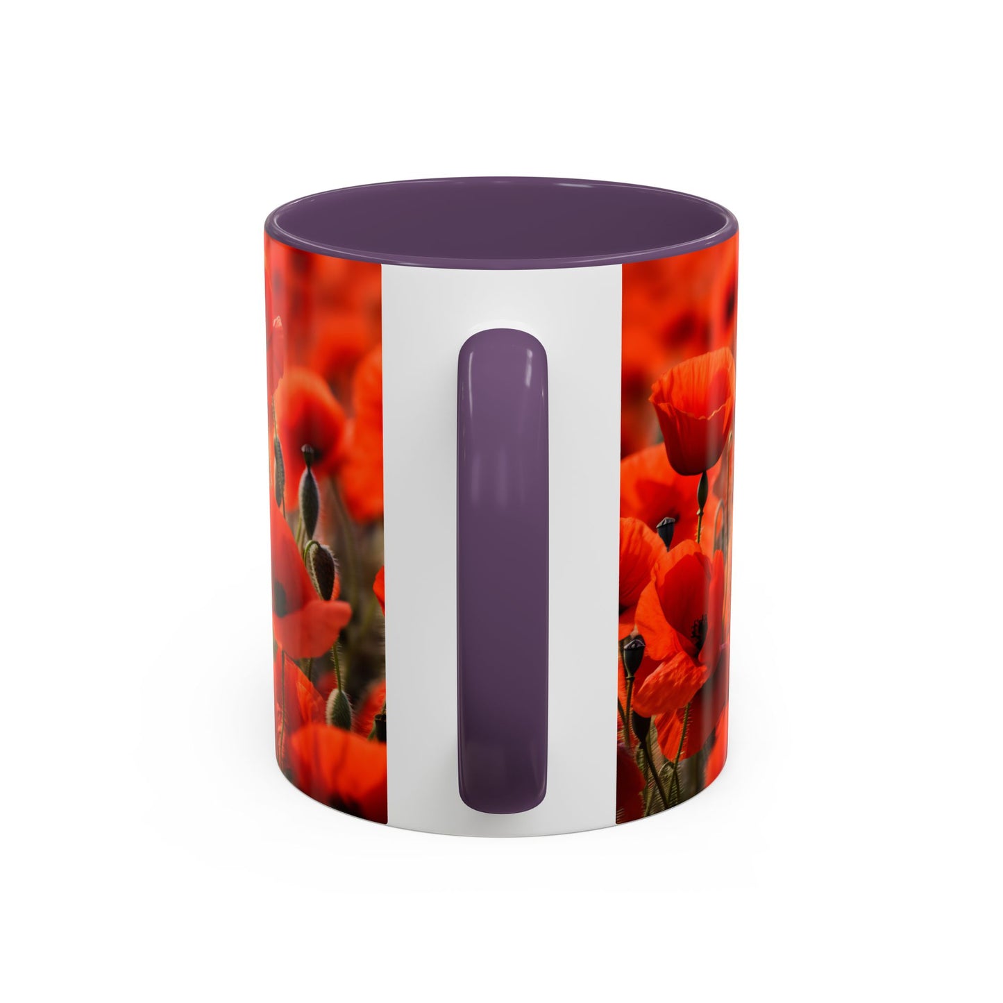 Poppie Field Coffee Mugs, 15oz