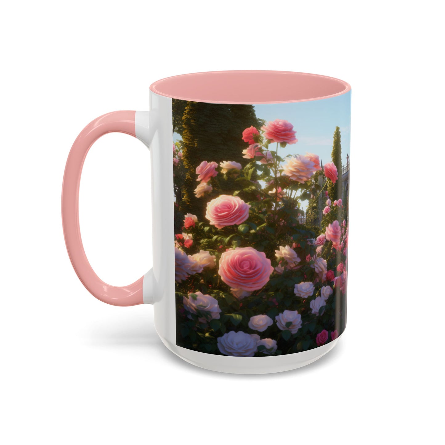 Rose Garden Coffee Mugs, 15oz
