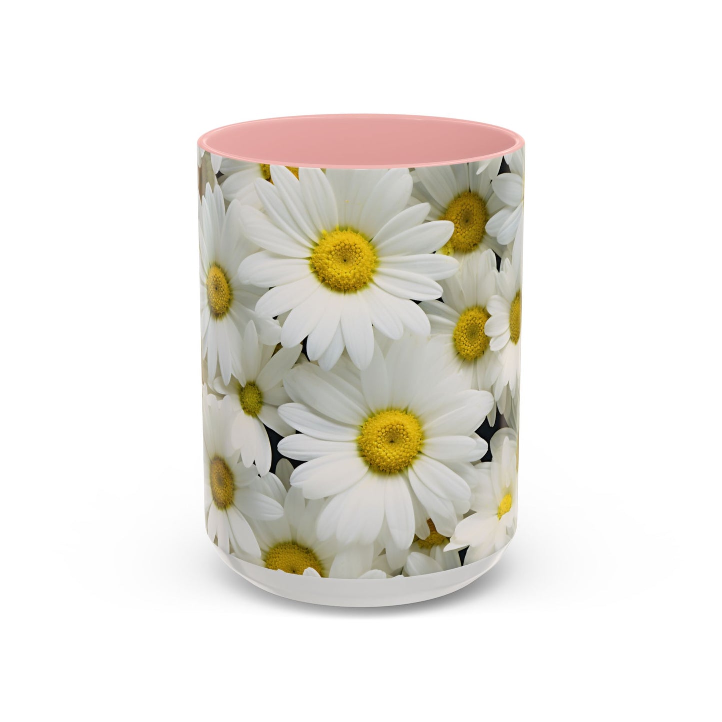 Daisy Field Coffee Mugs, 15oz