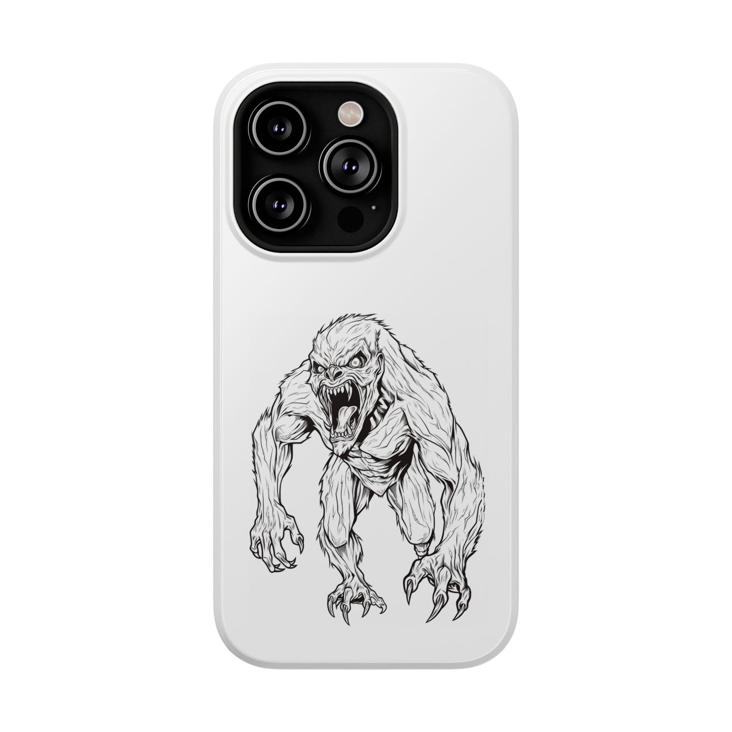 Claws 3 iPhone Case - Halloween Monster Design - Impact-Resistant