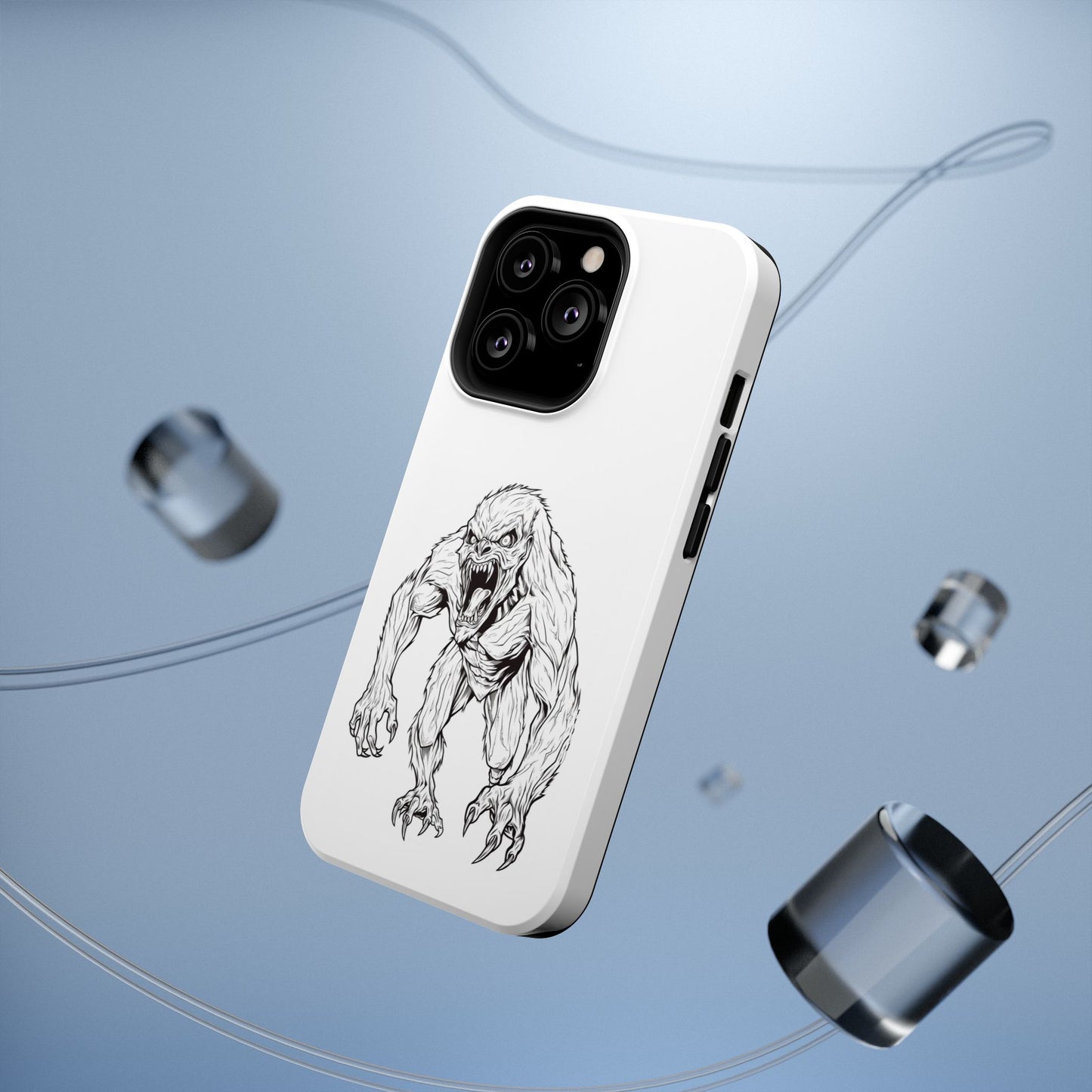 Claws 3 iPhone Case - Halloween Monster Design - Impact-Resistant