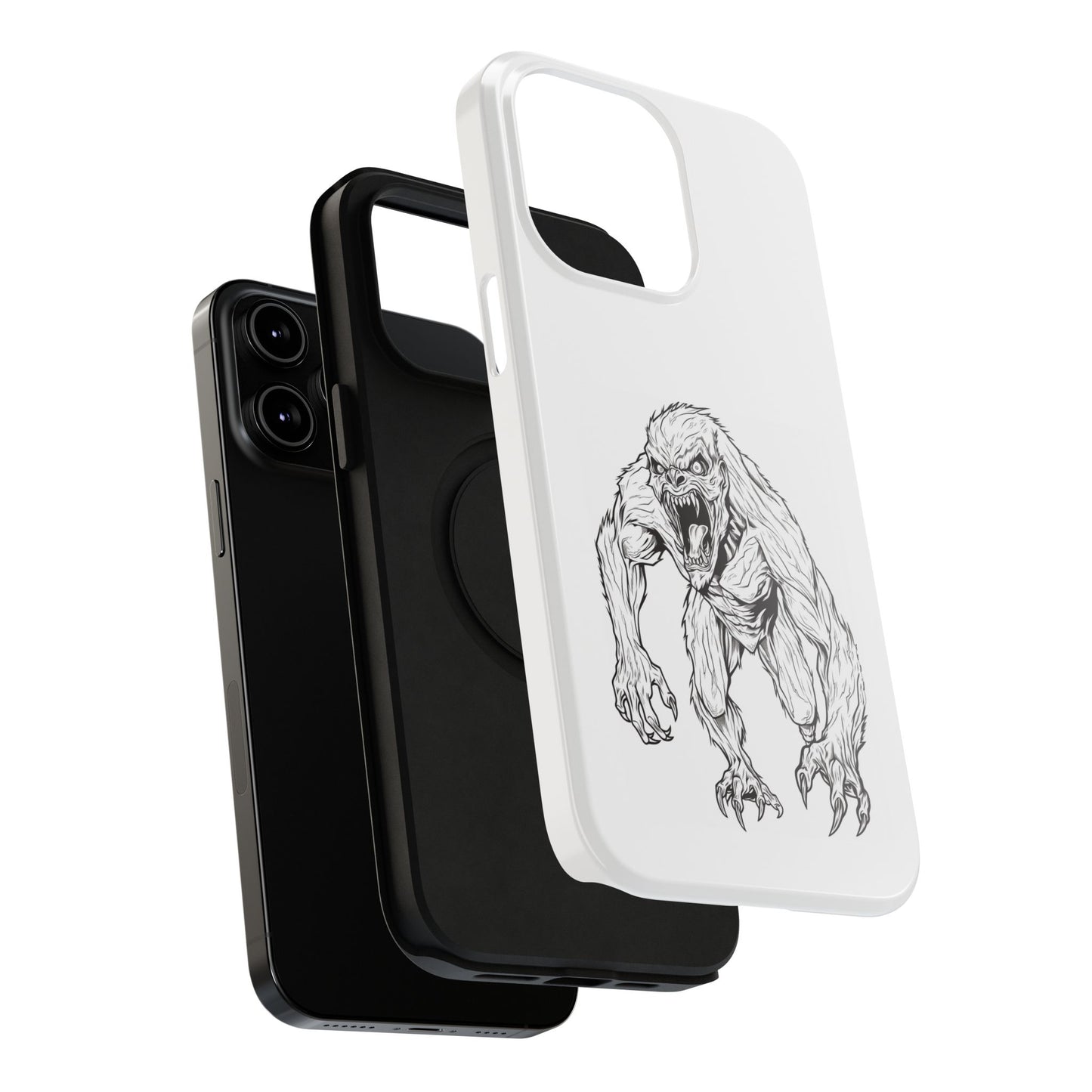 Claws 3 iPhone Case - Halloween Monster Design - Impact-Resistant