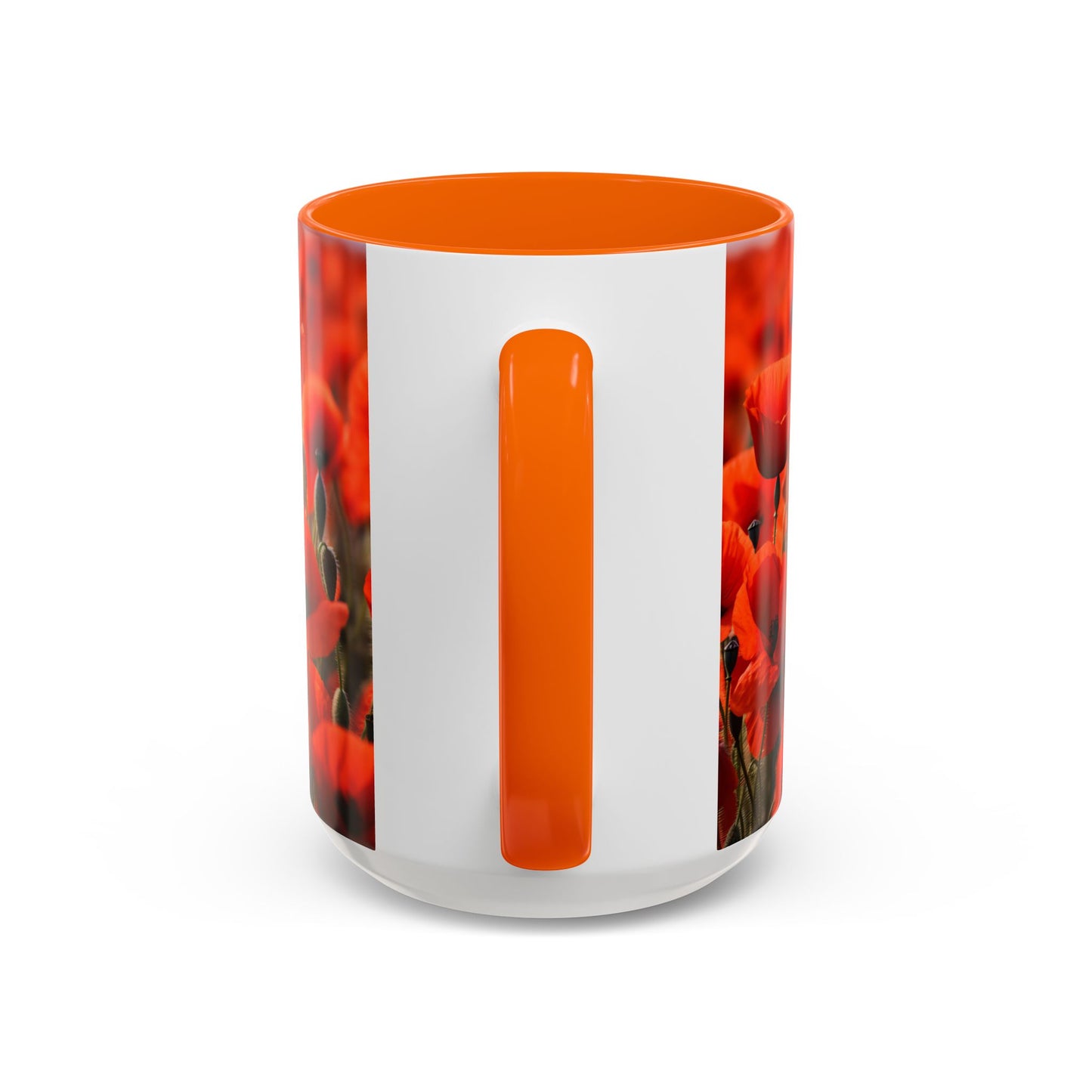Poppie Field Coffee Mugs, 15oz