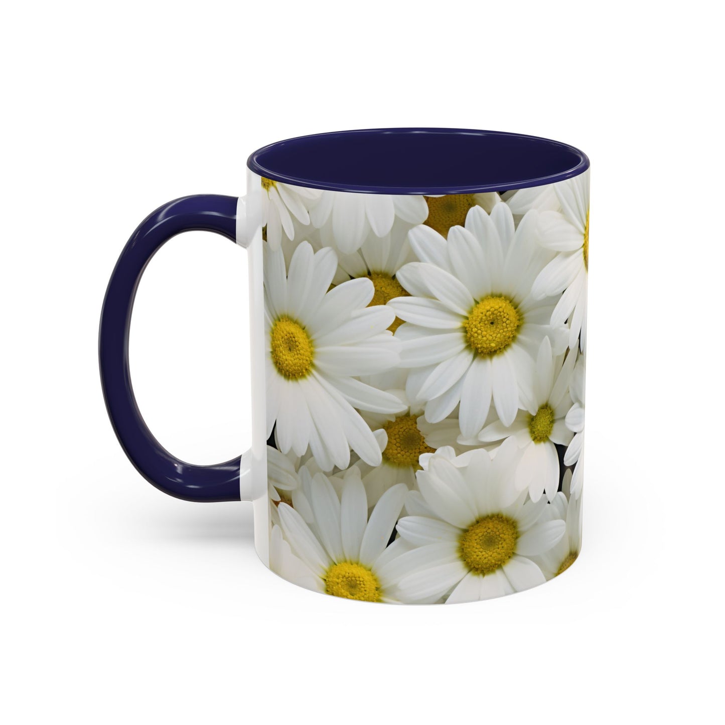 Daisy Field Coffee Mugs, 15oz